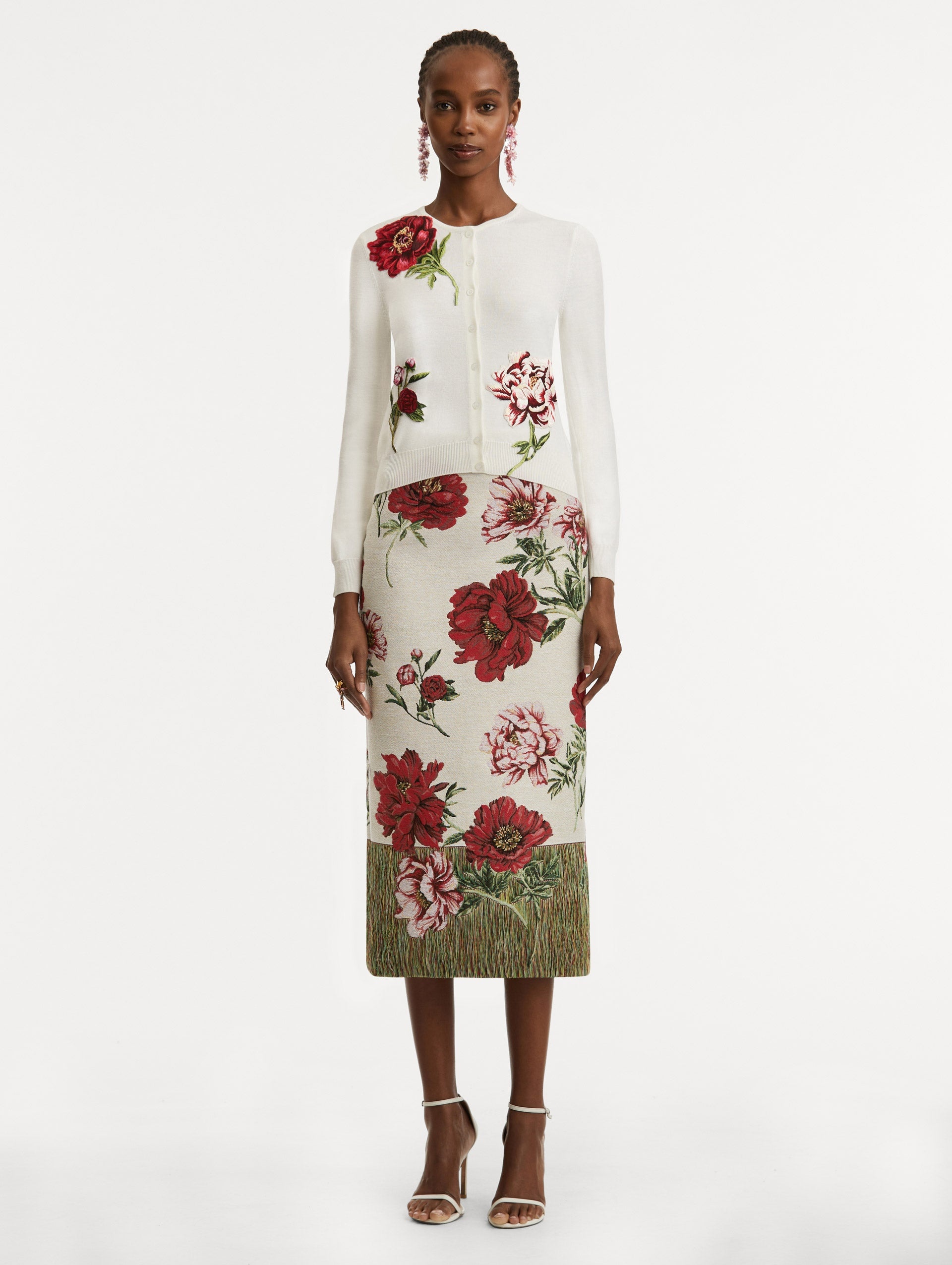 PEONY THREADWORK CARDIGAN - 3