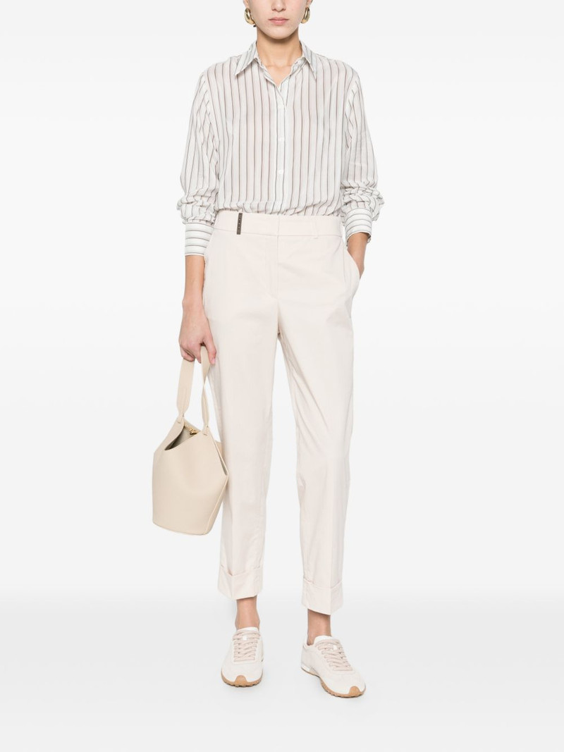 PESERICO cuffed-hem trousers outlook