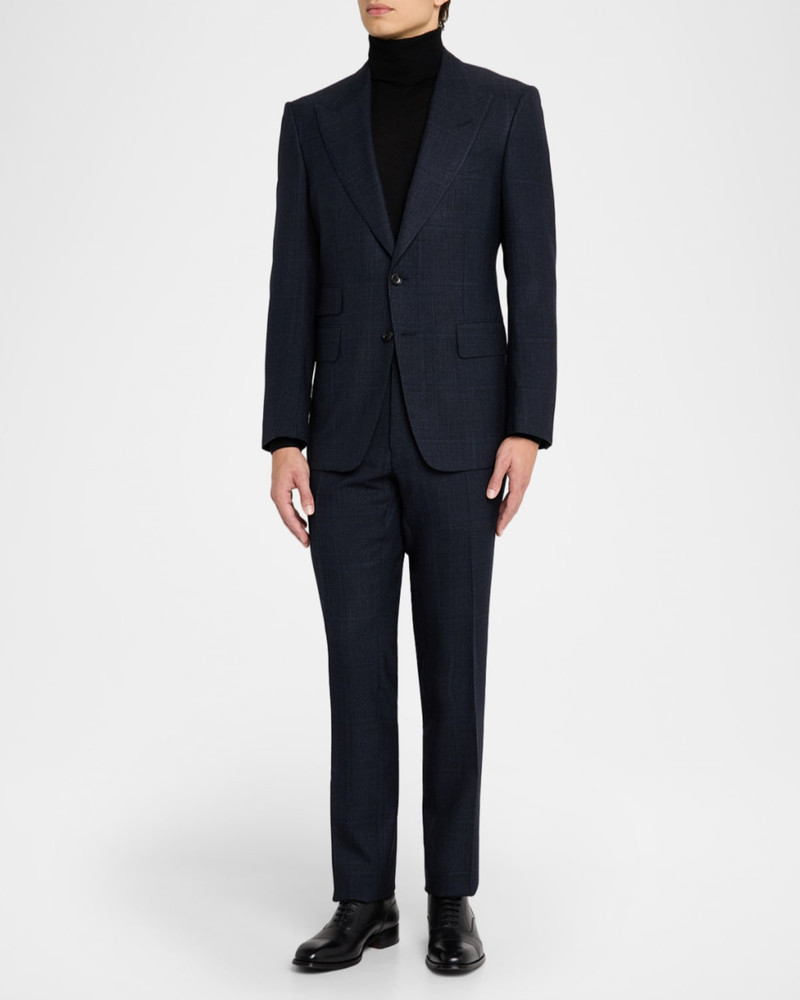 TOM FORD Men & apos;s Check Single-Breasted Suit outlook