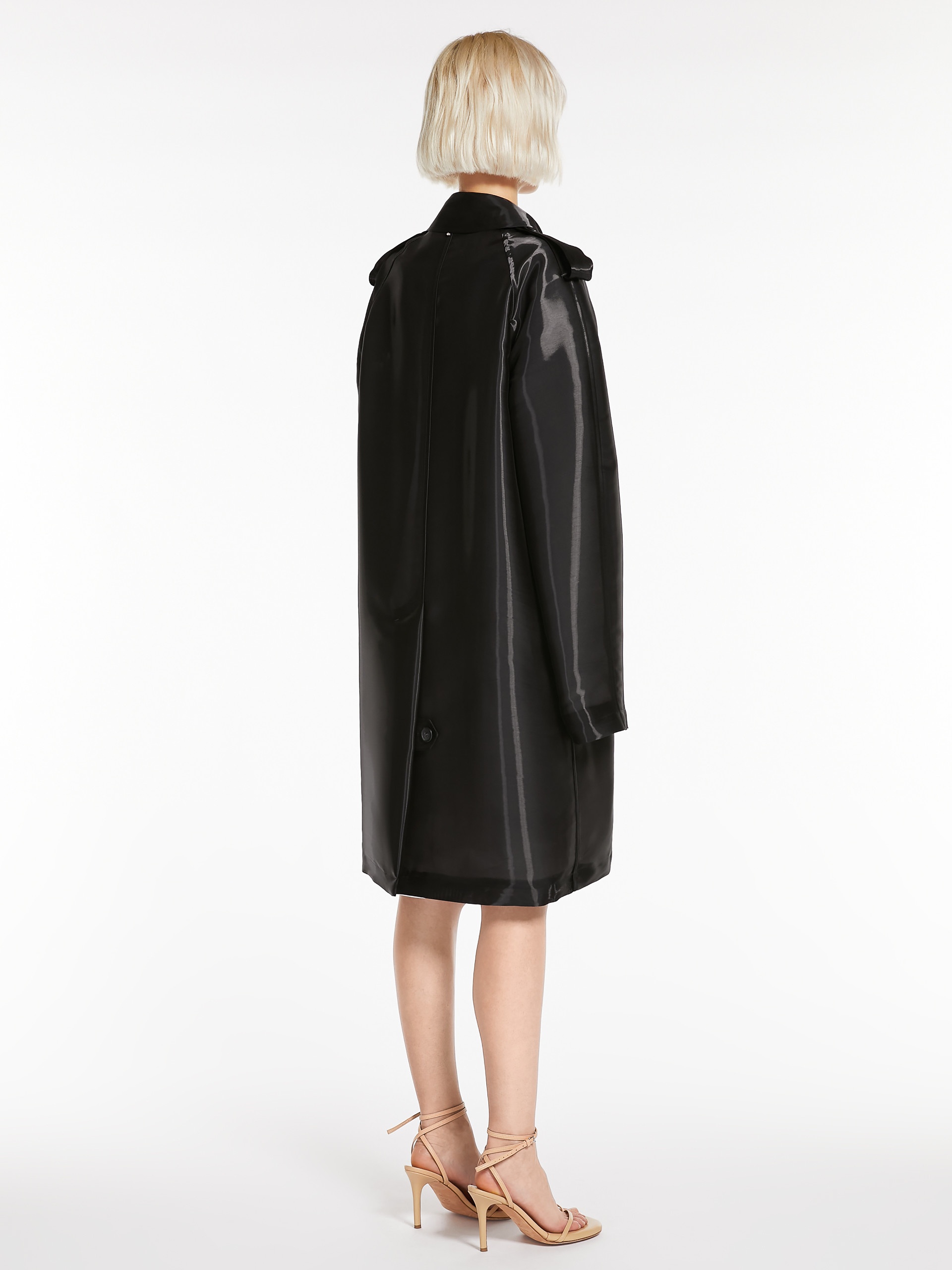 DAFNE Oversized organza overcoat - 4