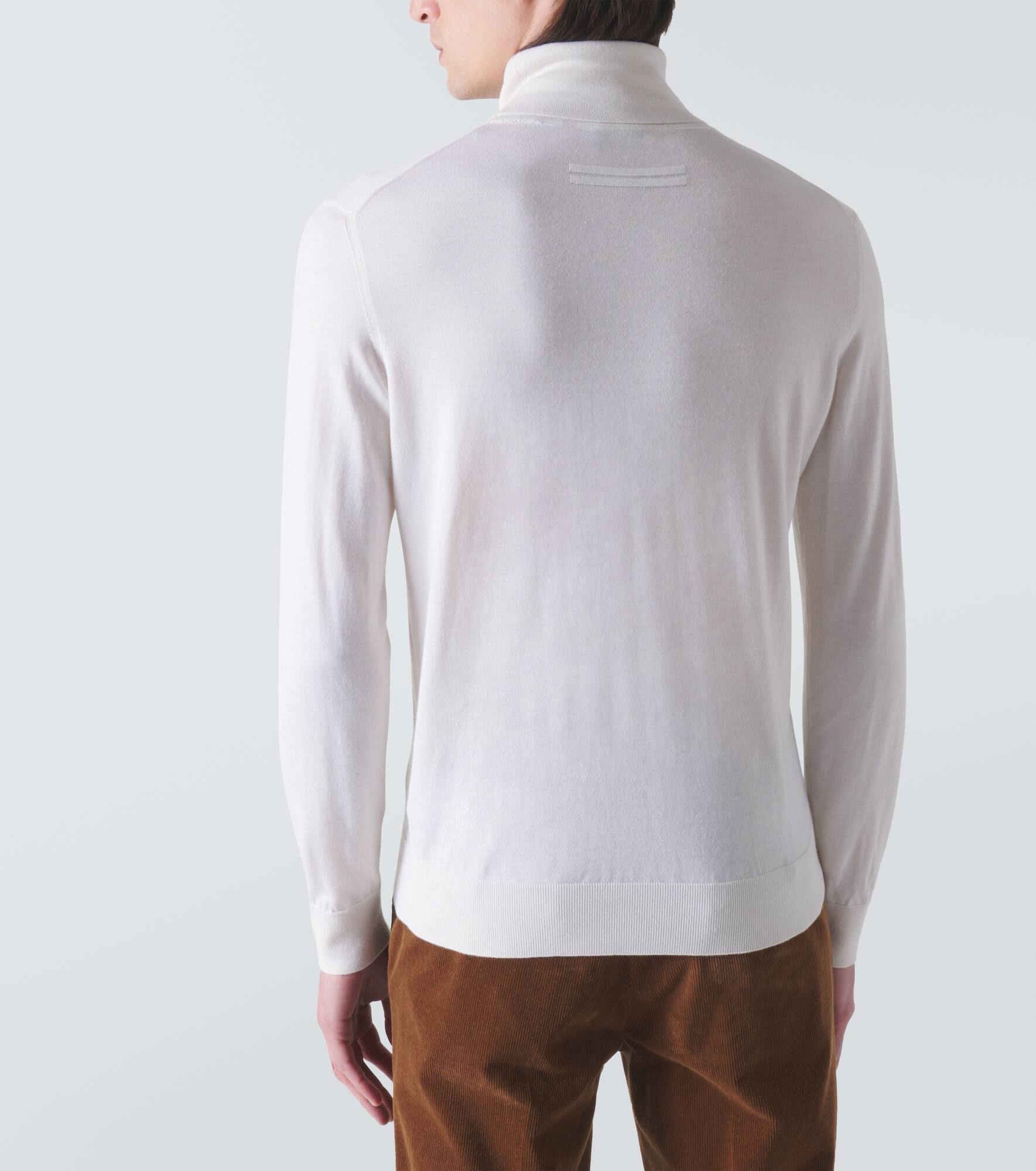 Cashseta cashmere and silk turtleneck top - 4