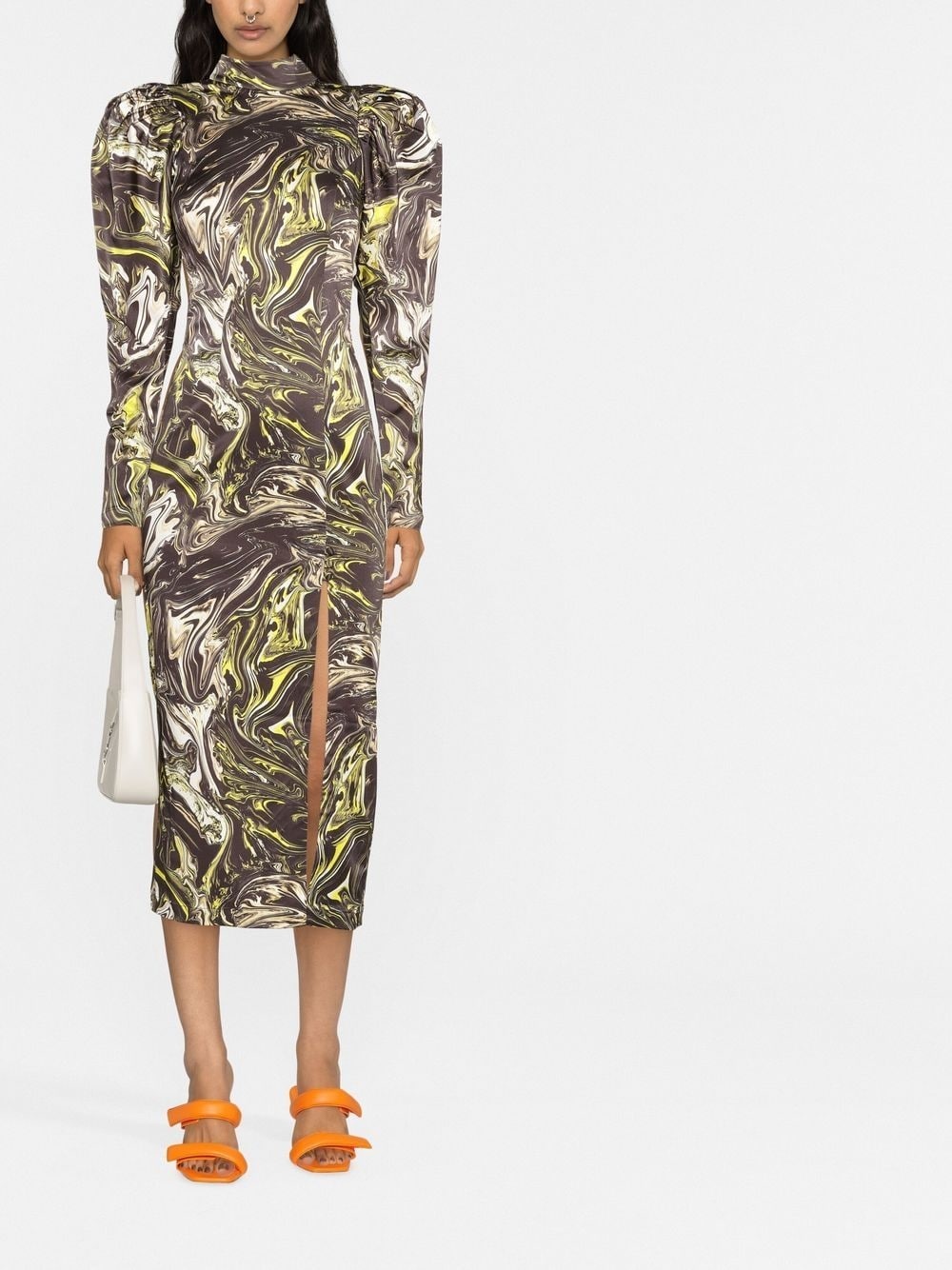 abstract print dress - 2