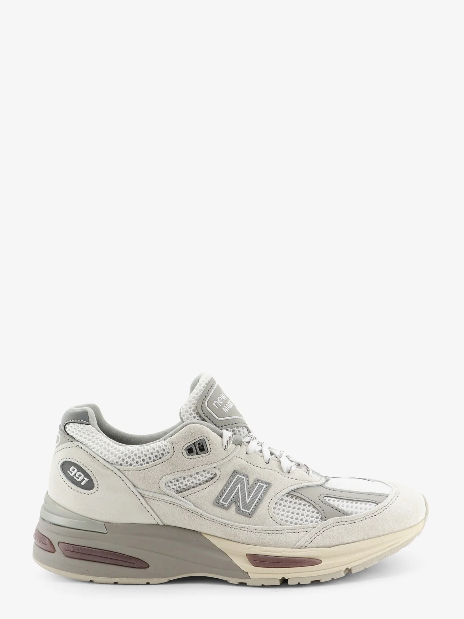New Balance U991 Sneaker Mesh Suede Grey - 1