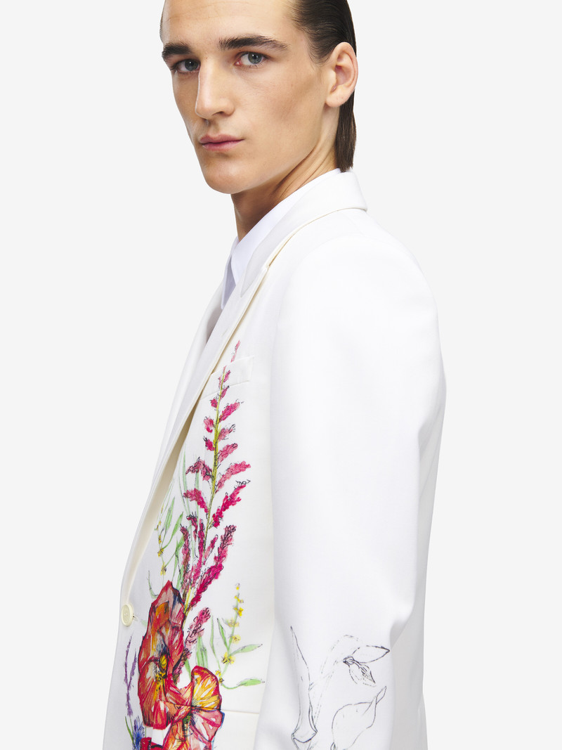 Meadow Floral Single-breasted Jacket 6
