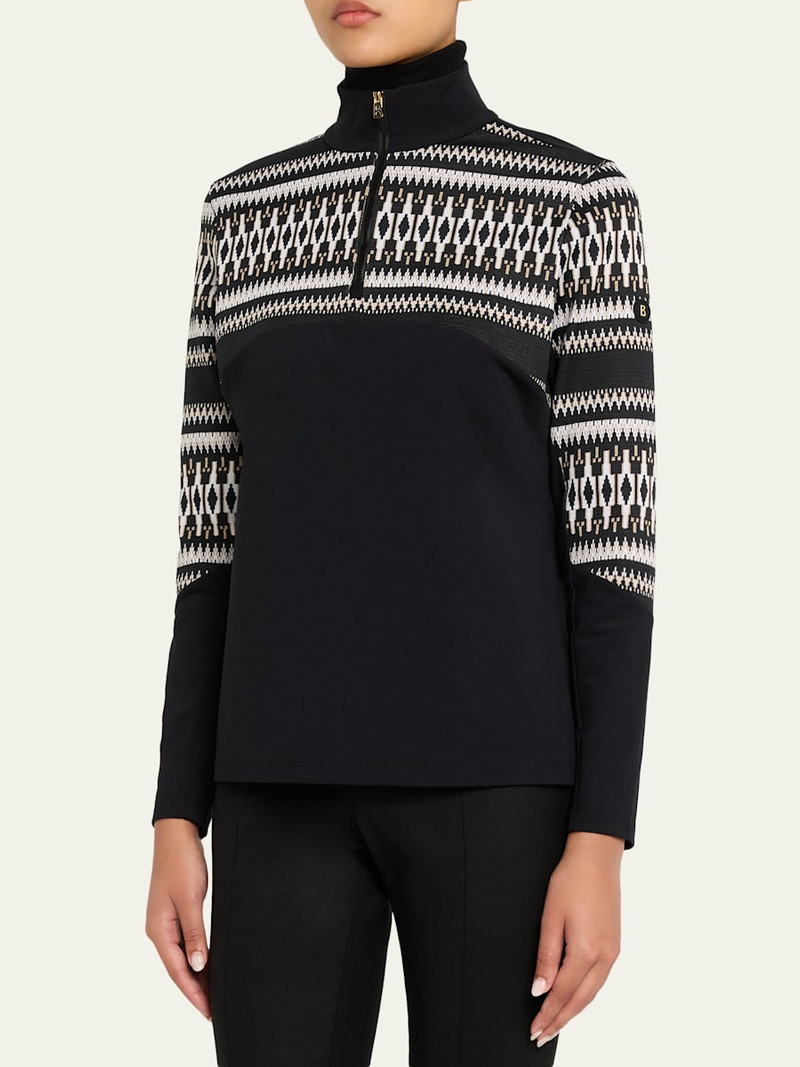 BOGNER Jelissa Jacquard Half-Zip First Layer outlook