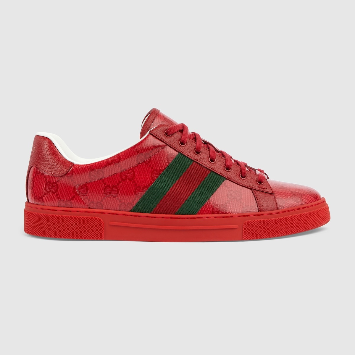 GUCCI Men s Ace GG Crystal canvas sneaker REVERSIBLE