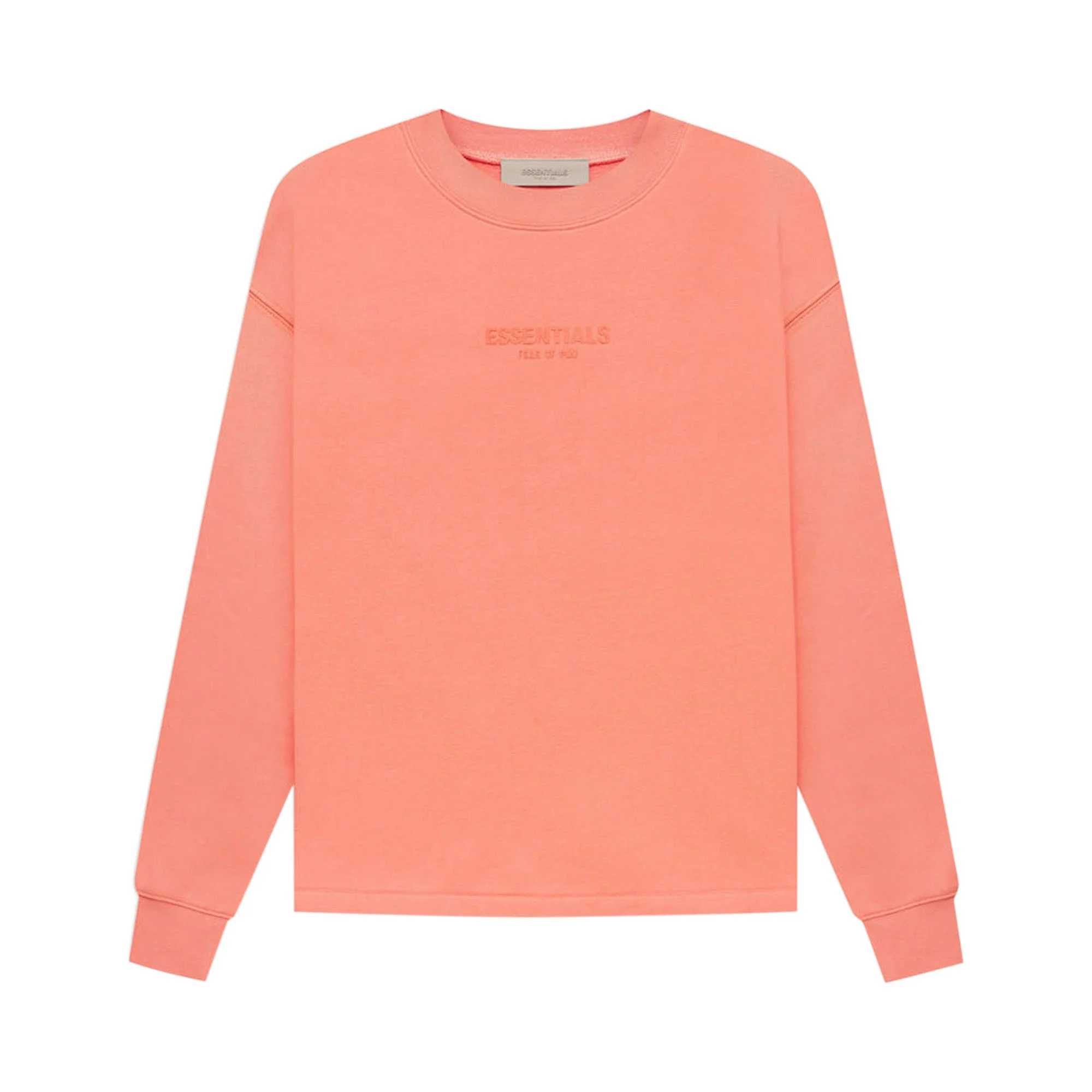 Fear of God Essentials Relaxed Crewneck 'Coral' - 1