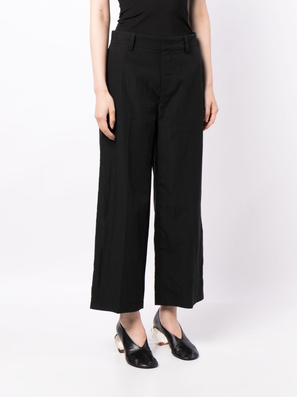 Sculpted cropped trousers - 3