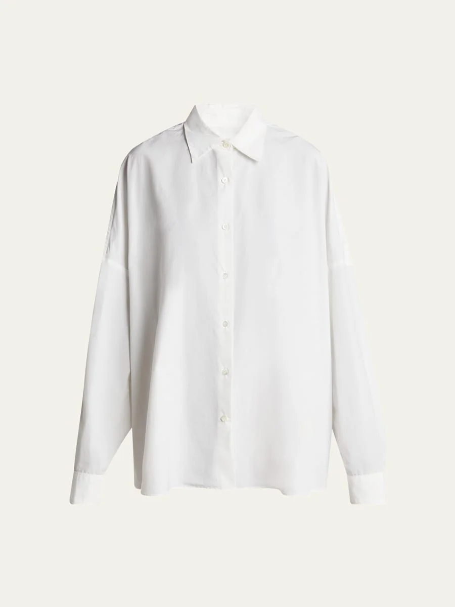 Casia Button Down Oversized Shirt - 1