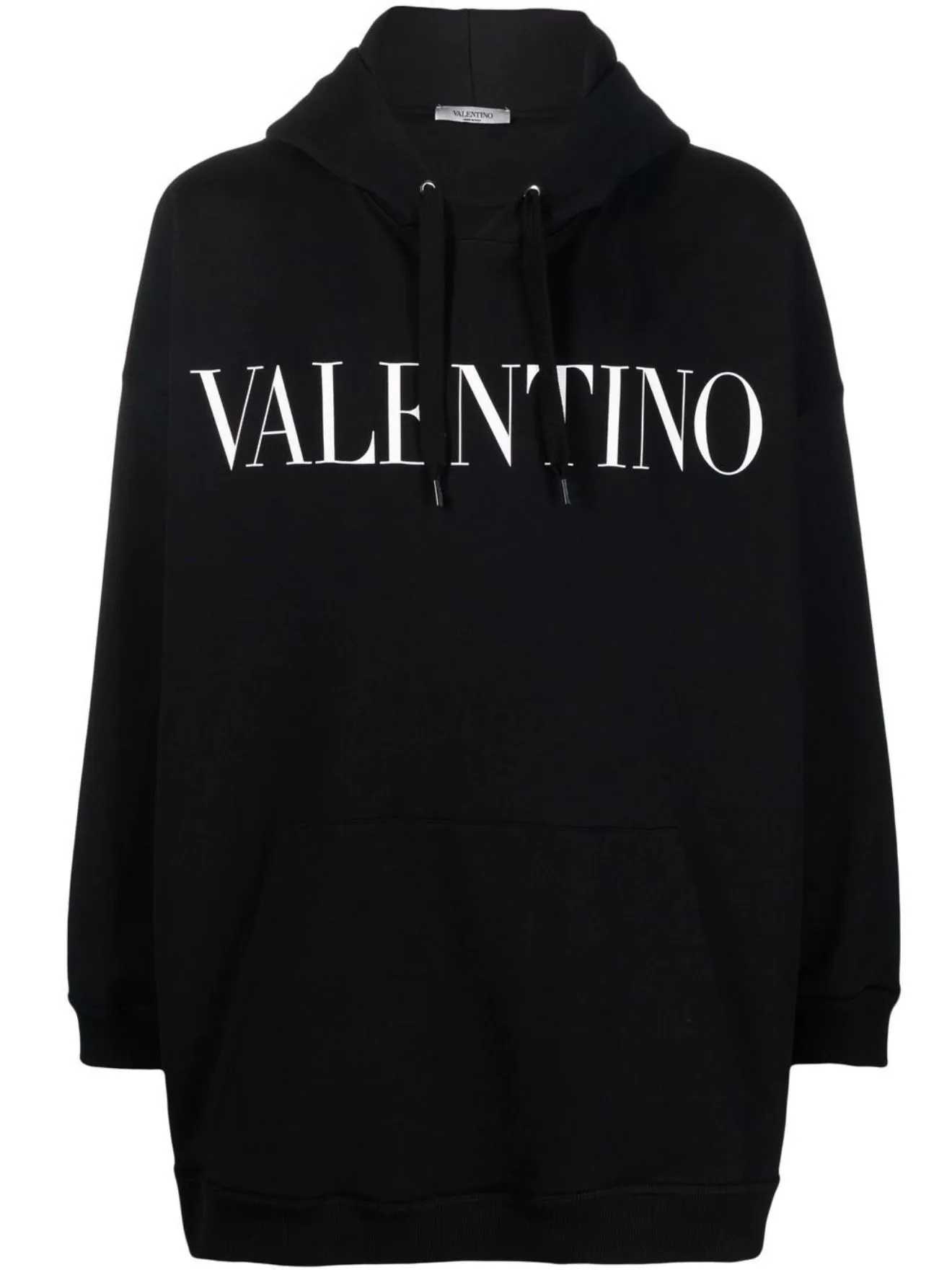 logo-print hoodie - 1