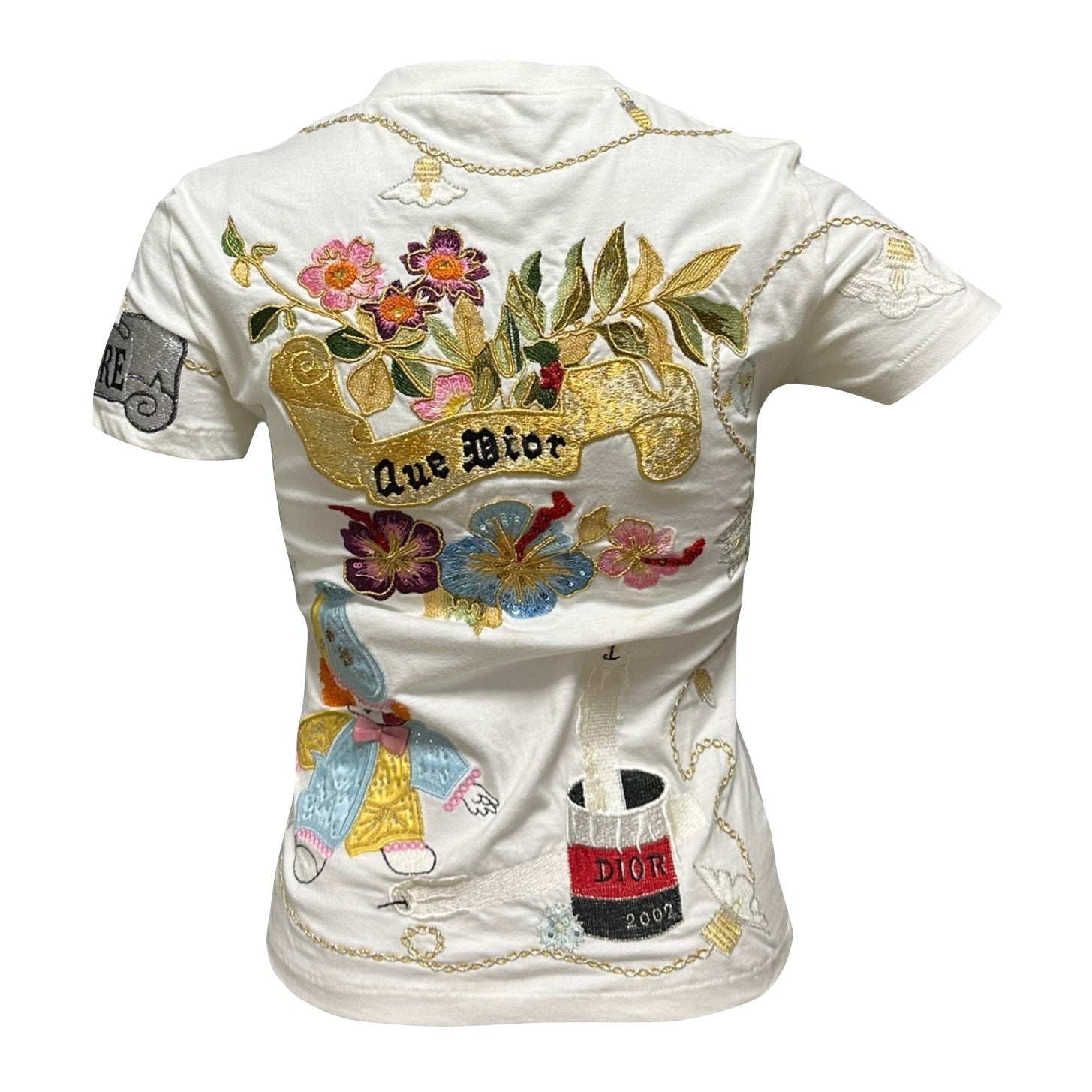 CHRISTIAN DIOR Spring Summer 2001 Embroidered T-Shirt - 2