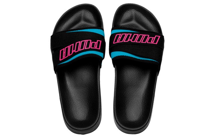 (WMNS) PUMA Leadcat Trailblazer Slide Black/Pink 369418-01 - 2
