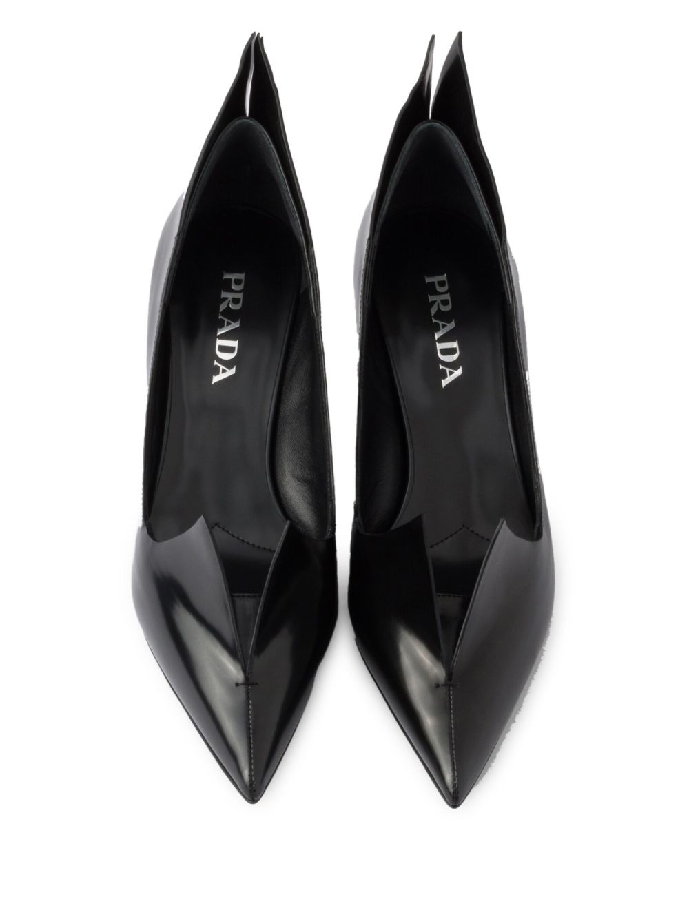 55mm brushed leather pumps - 4