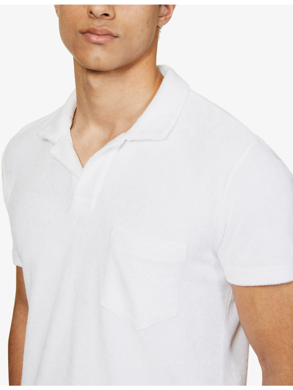 Terry towelling cotton polo shirt - 5