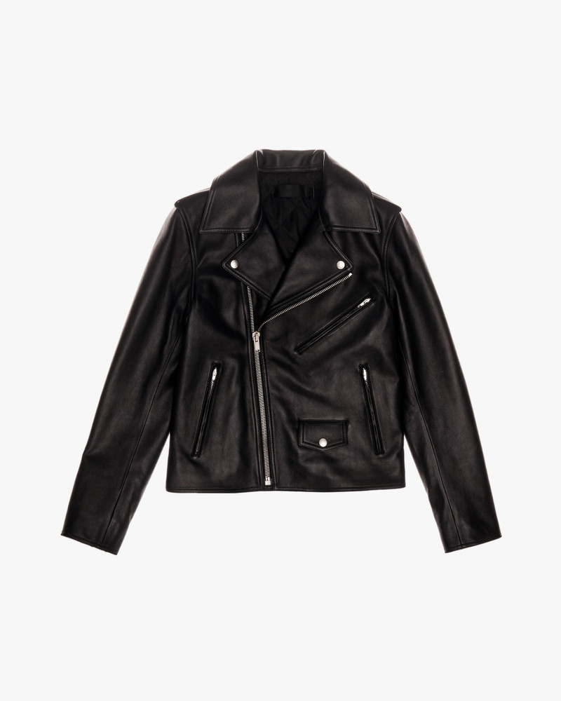 LEATHER BIKER JACKET 1