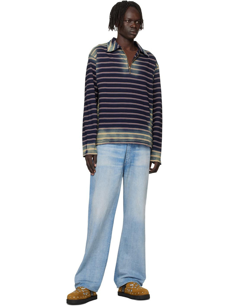 TOGA VIRILIS SSENSE Exclusive Khaki Eyelet Metal Sabot Loafers outlook