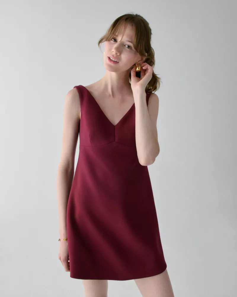kate spade V-neck Mini Dress outlook