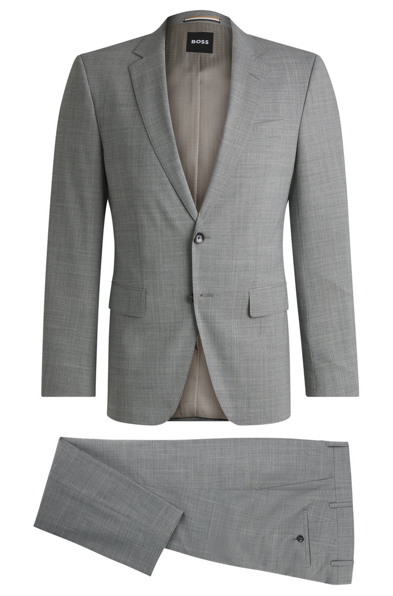 SLIM-FIT SUIT IN PATTERNED STRETCH CLOTH 9