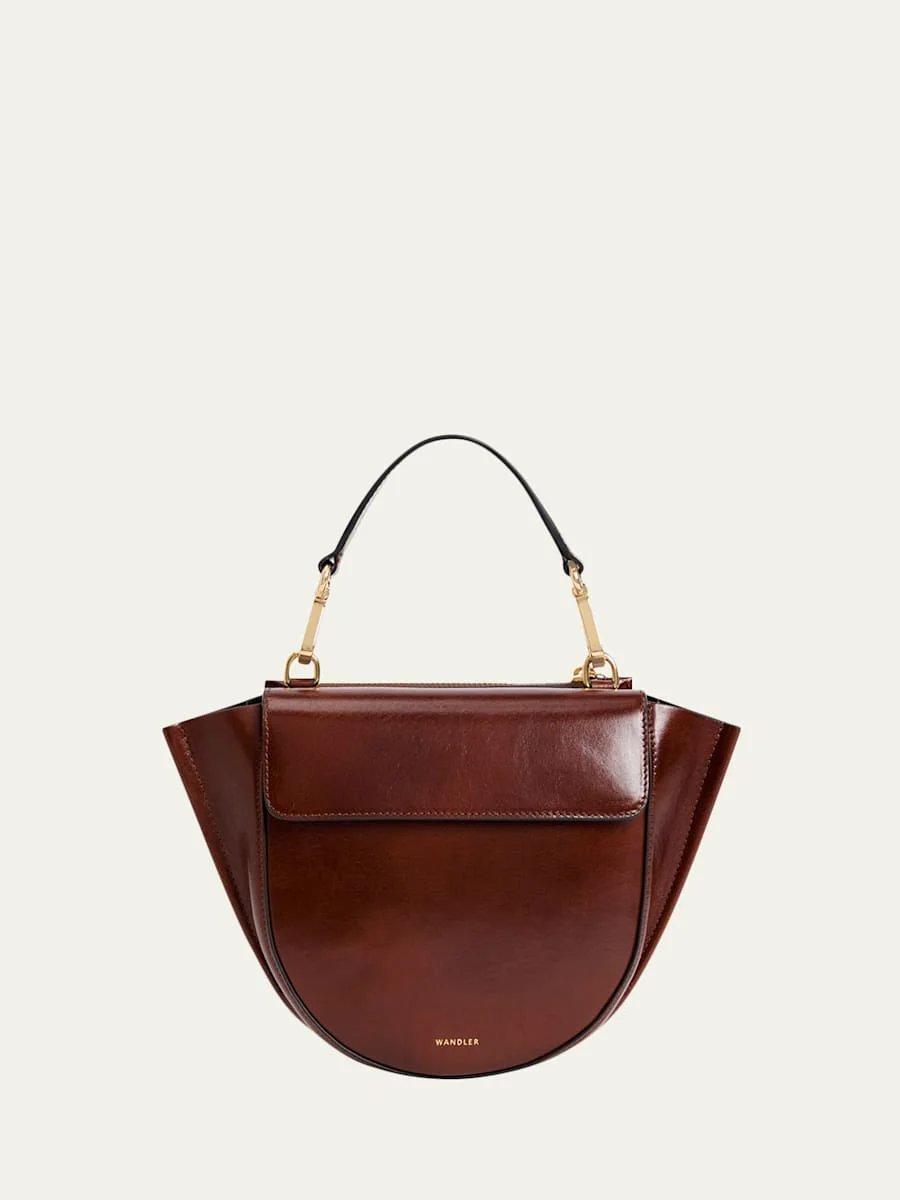 Hortensia Mini Leather Top-Handle Bag - 1