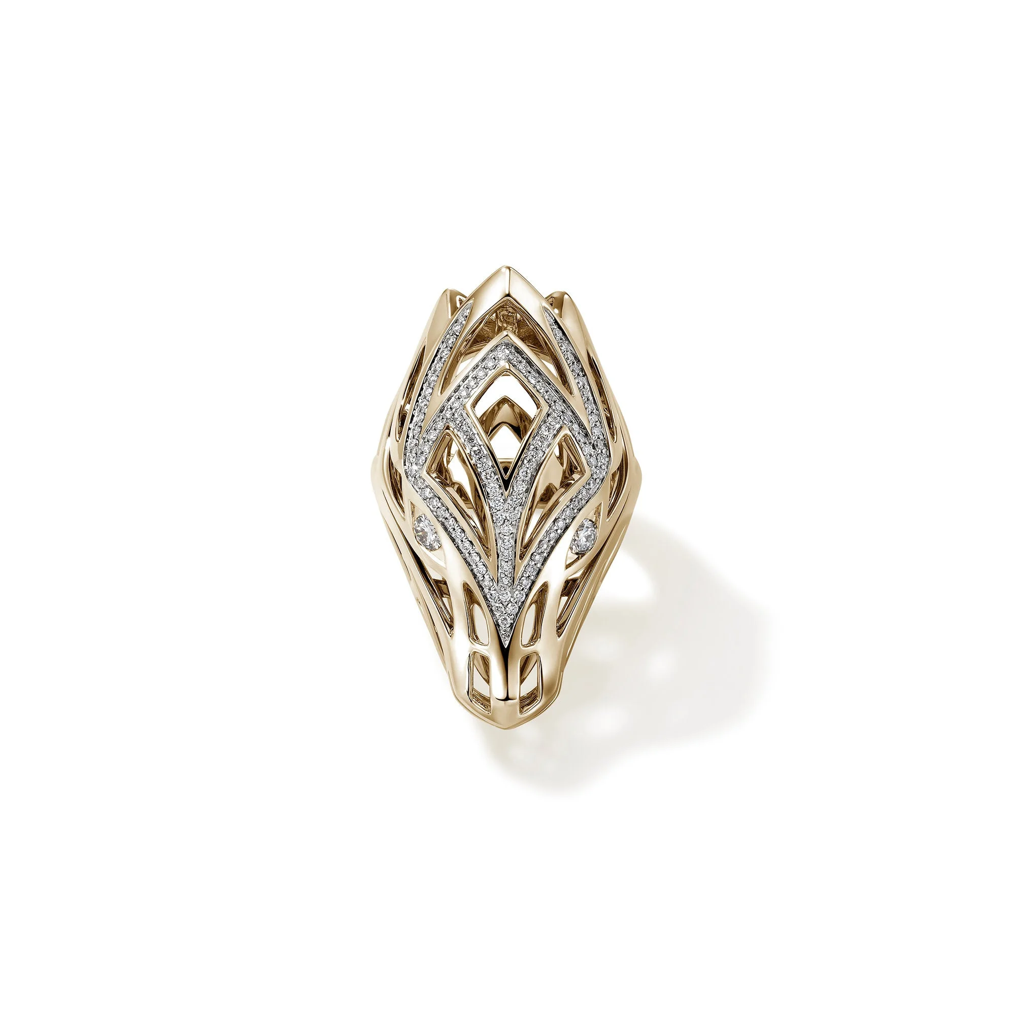 Naga Ring, Gold, Diamonds - 1