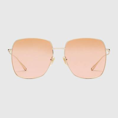 GUCCI Rectangular sunglasses with pendant outlook