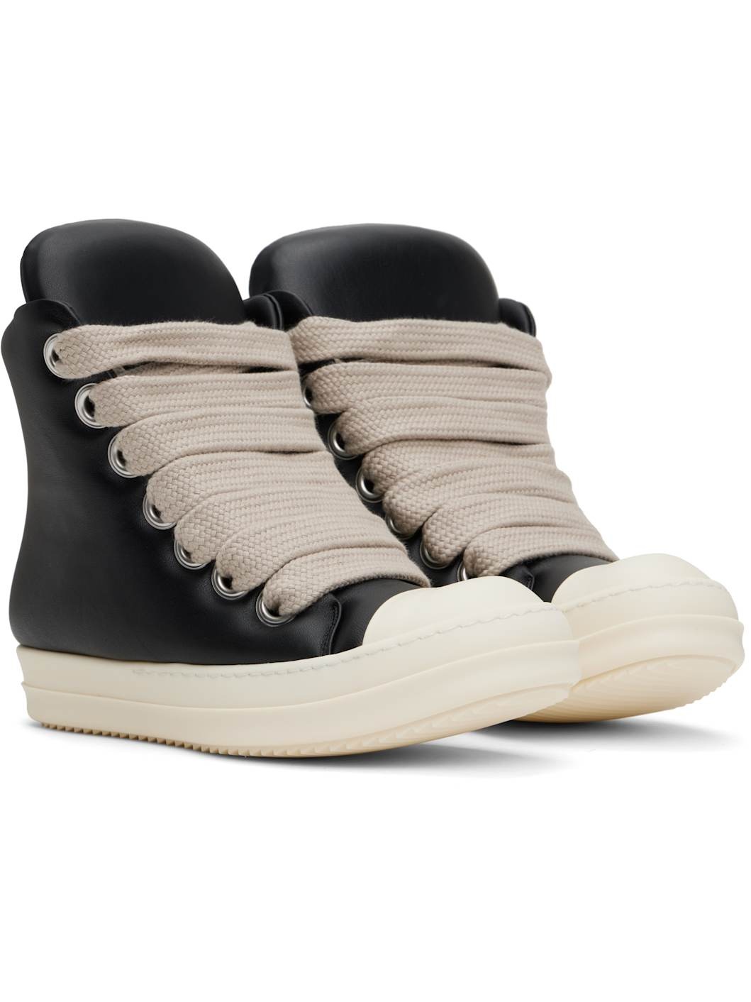 Black Hollywood Jumbolace Sneakers - 4