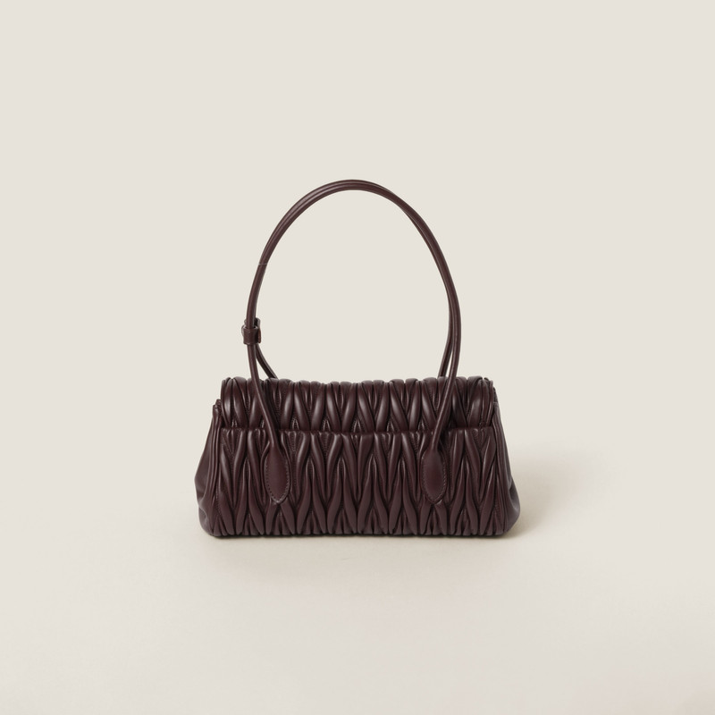 Matelassé nappa leather shoulder bag 4