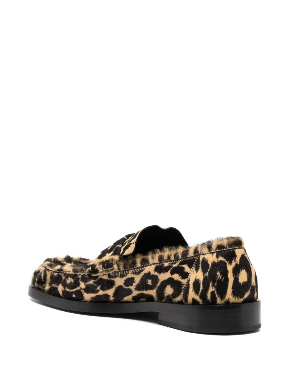 leopard-print loafers - 3