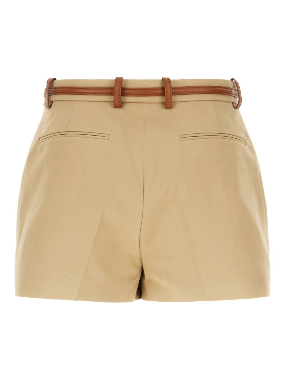 Horsebit-detail cotton shorts - 2