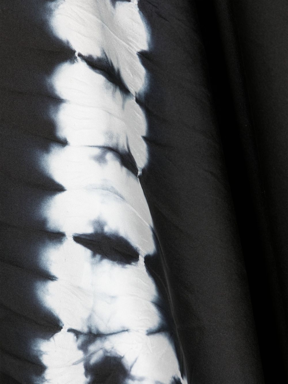 abstract-print silk scarf - 2