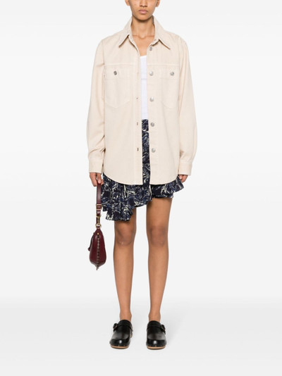 Isabel Marant patch pockets buttoned shirt-jacket outlook