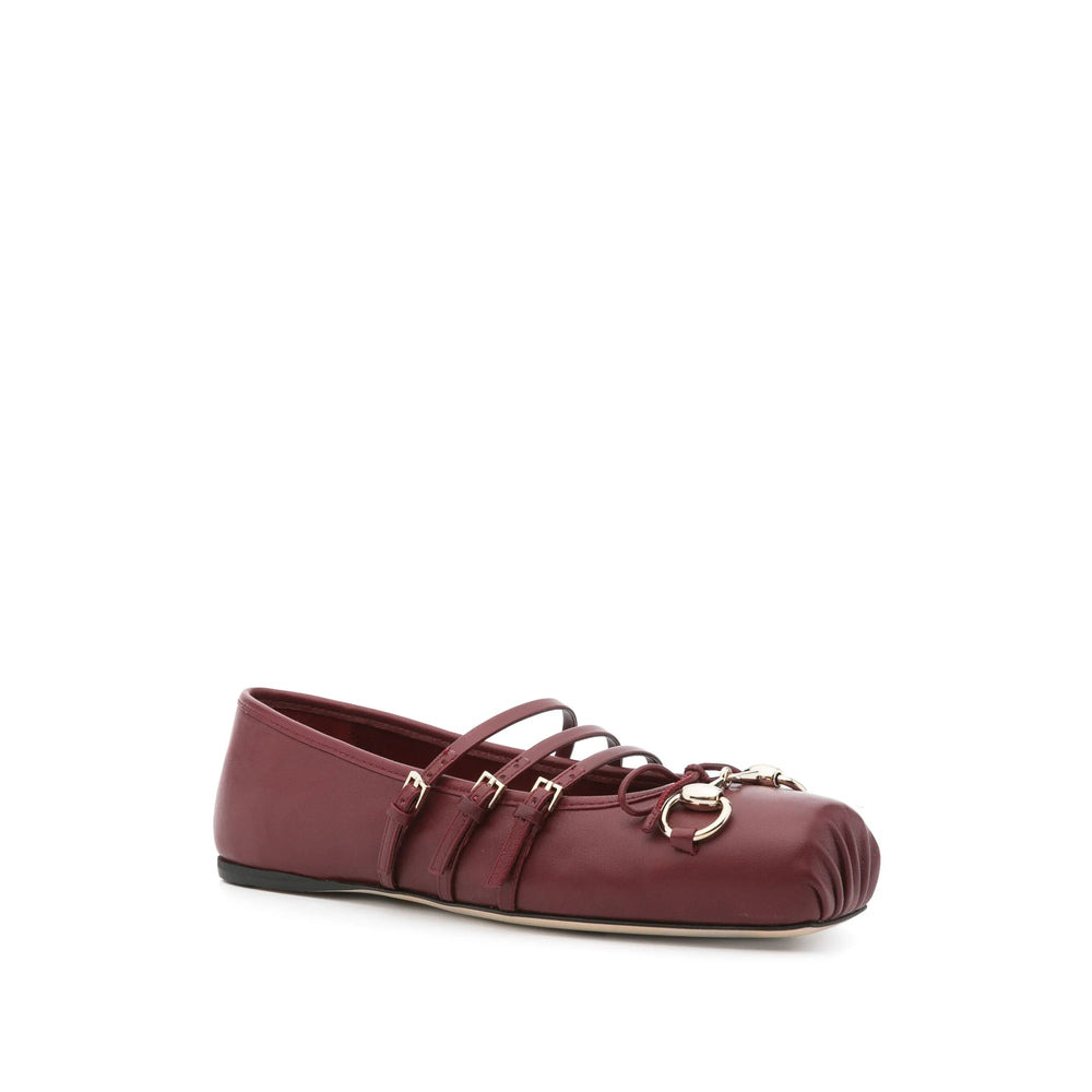 Gucci Red Ballet Flats Women - 4