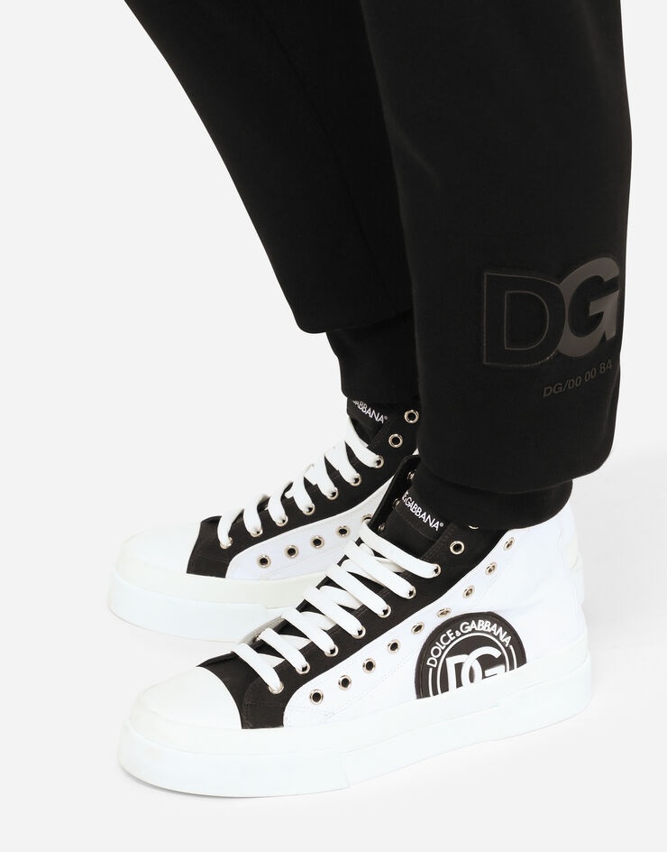 Jersey jogging pants with DG patch - 5