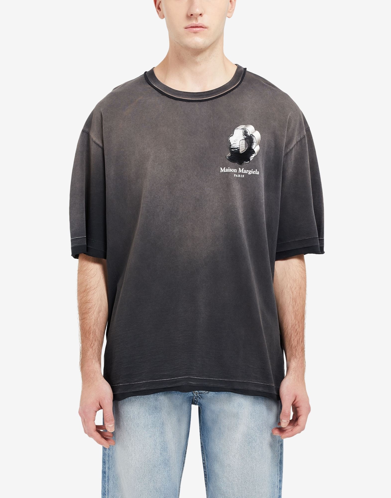 Vintage wash logo print t-shirt - 5