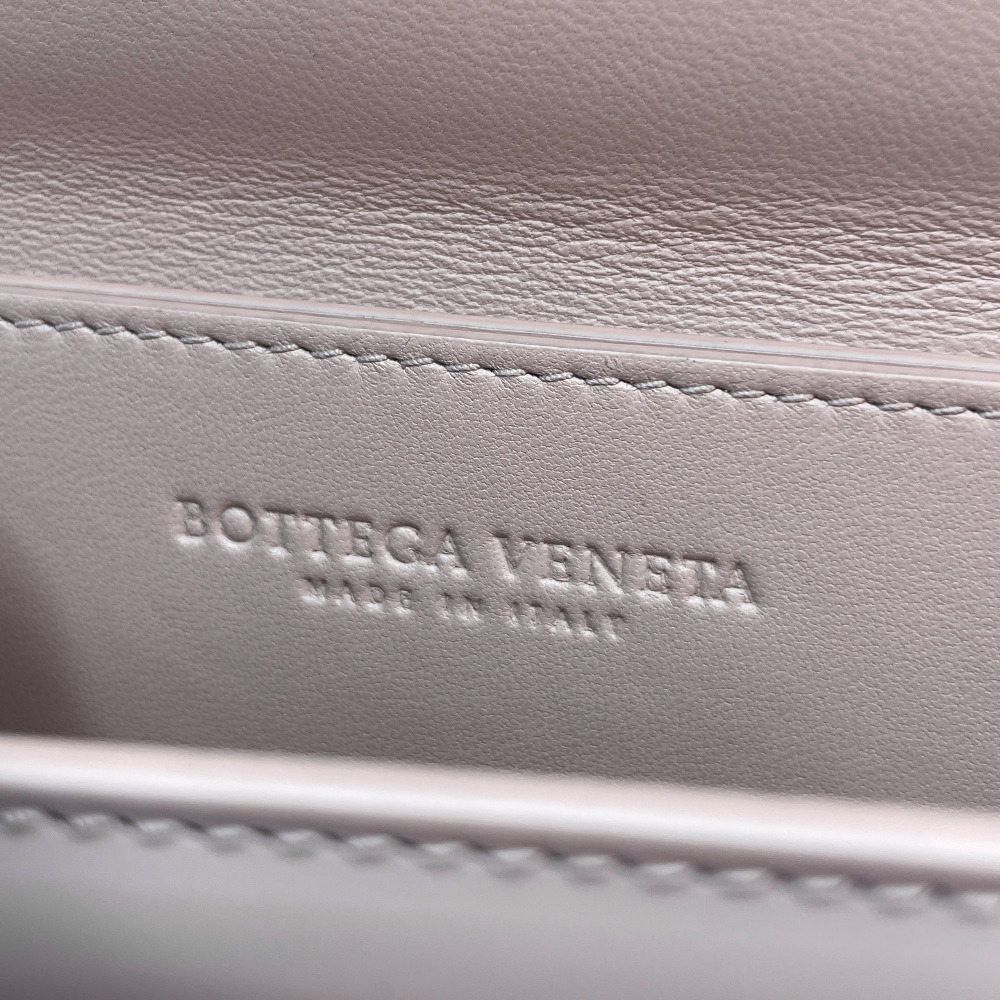Bottega - Bottega Veneta Beige Pink Classic Lond Bag Mini 587222 (Built-in Chip) - 13