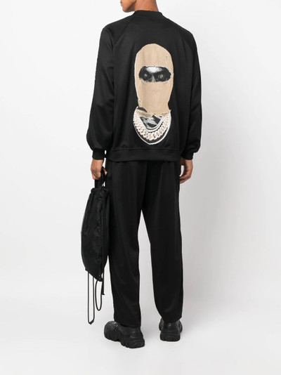 ih nom uh nit illustrative-print bomber jacket outlook