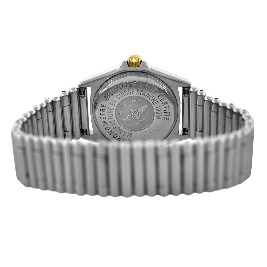 Pre-owned Breitling Callistino Quartz Gold Dial Ladies Watch B52345 - 4