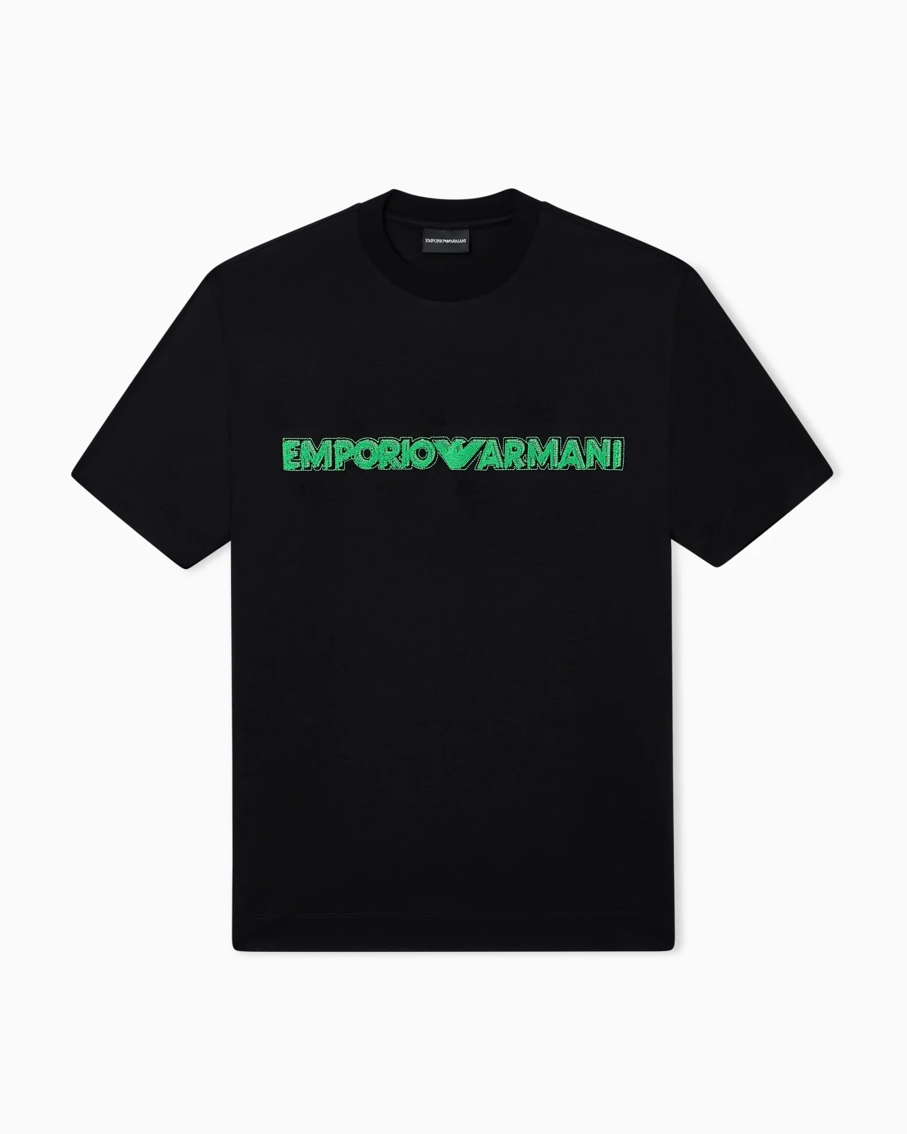 LYOCELL-BLEND JERSEY T-SHIRT WITH SOFT TOUCH EMBOSSED LOGO - 1