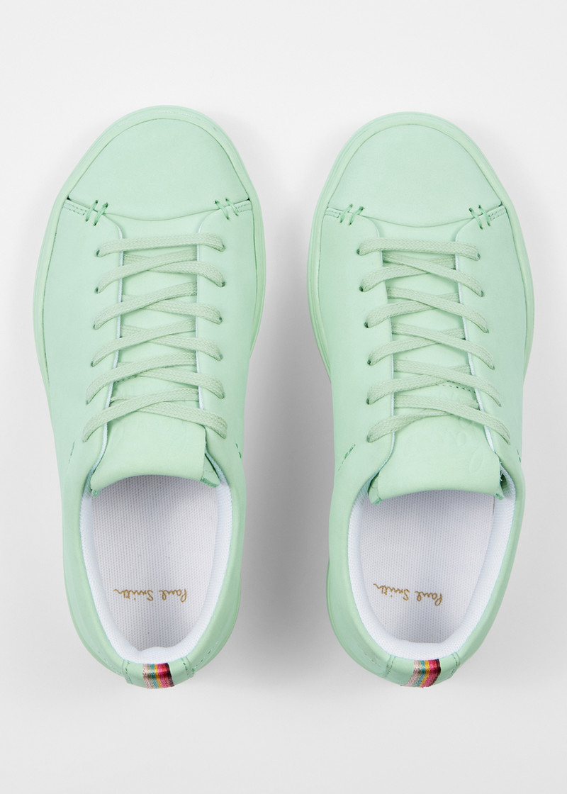 Women's Mint Green Tonal 'Leanne' Nubuck Trainers 4