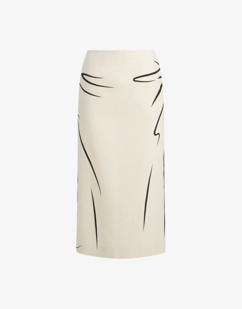 PRINTED COTTON SKIRT 4