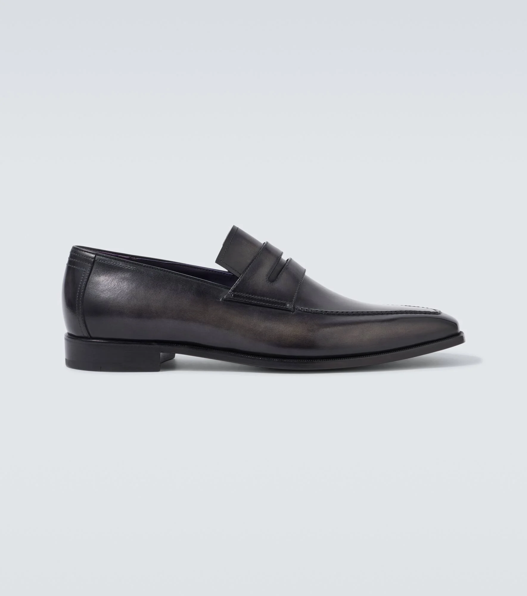 Andy Démesure leather penny loafers - 1