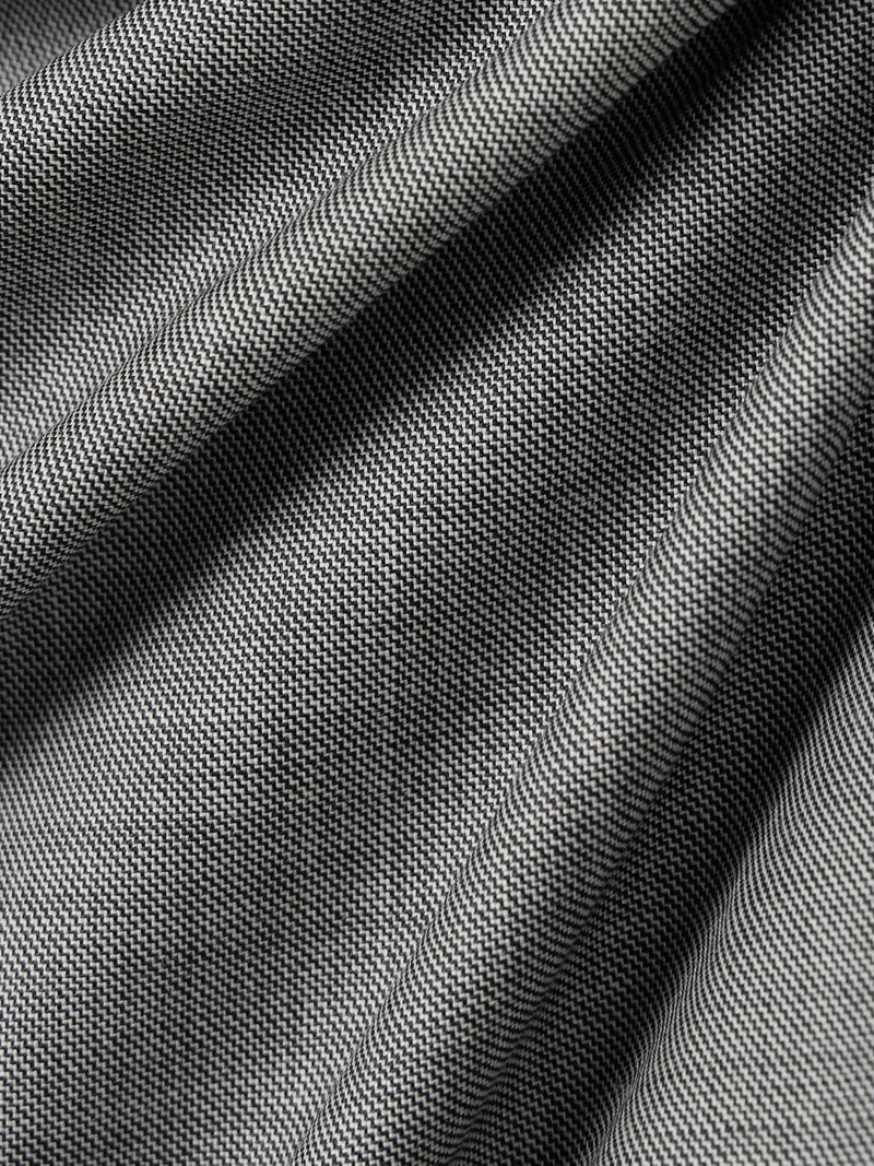 Lyra draped wool-twill blouse Gray 5