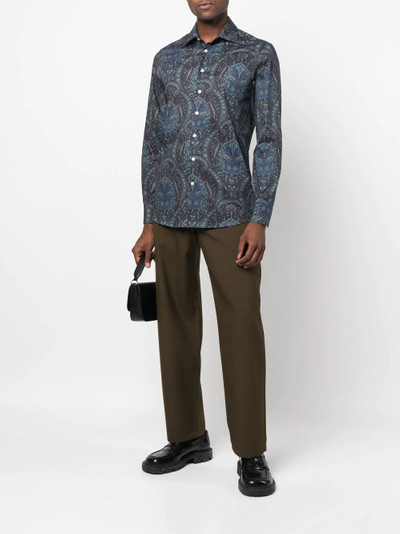 Etro graphic-print long-sleeve shirt outlook