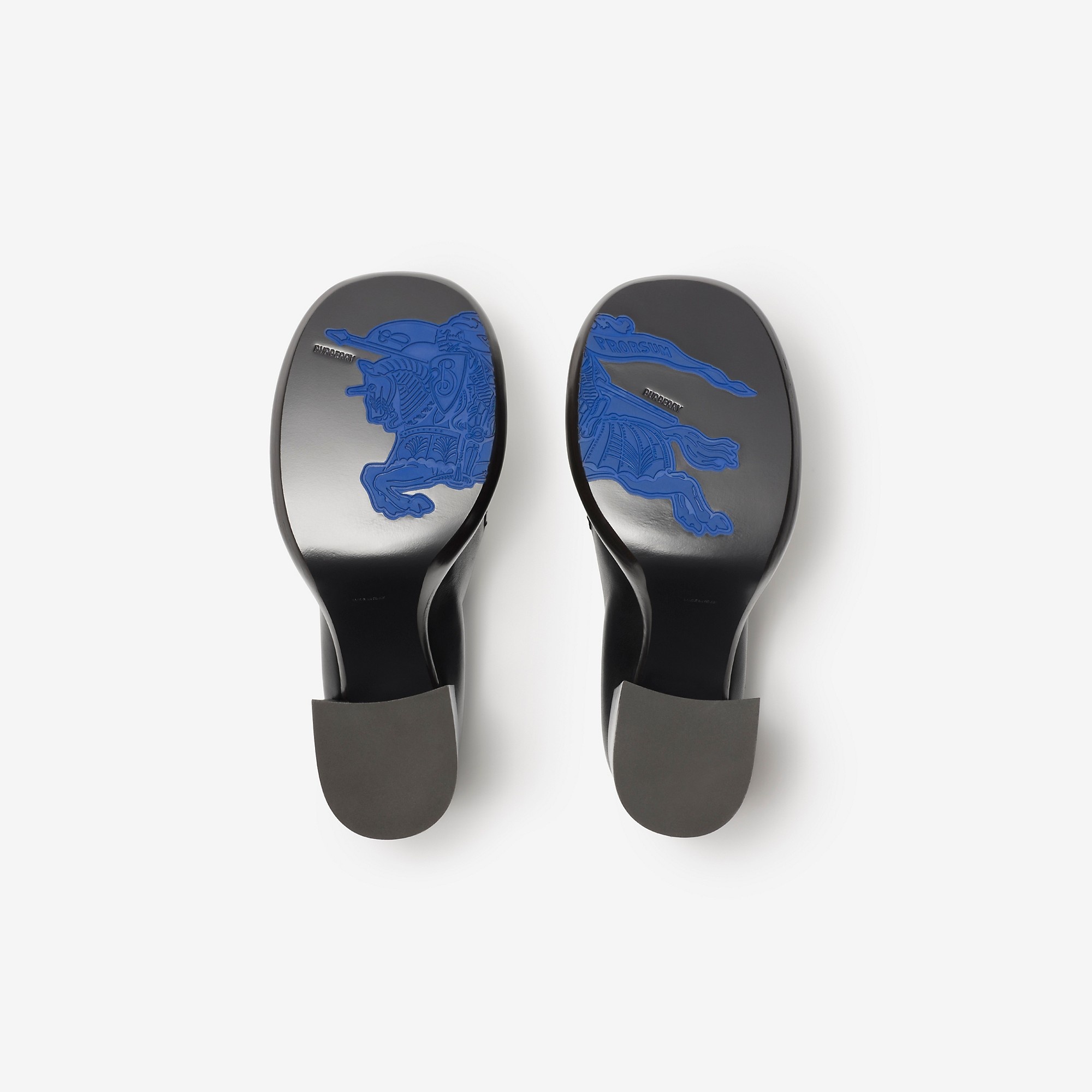 Leather Wedge Heeled Loafers - 6