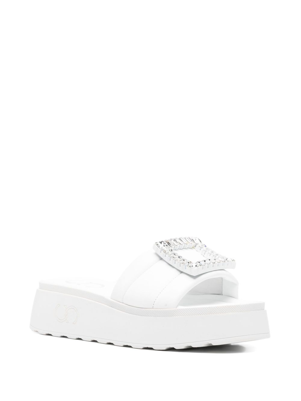 40mm crystal-embellished sandals - 2