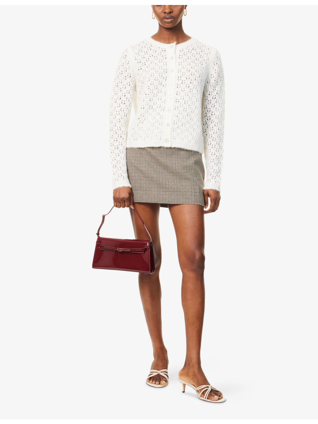 Clara Crochet Alpaca Wool-Blend Cardigan - 2