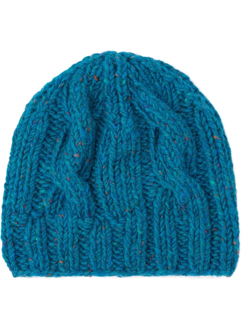 knitted wool beanie - 1