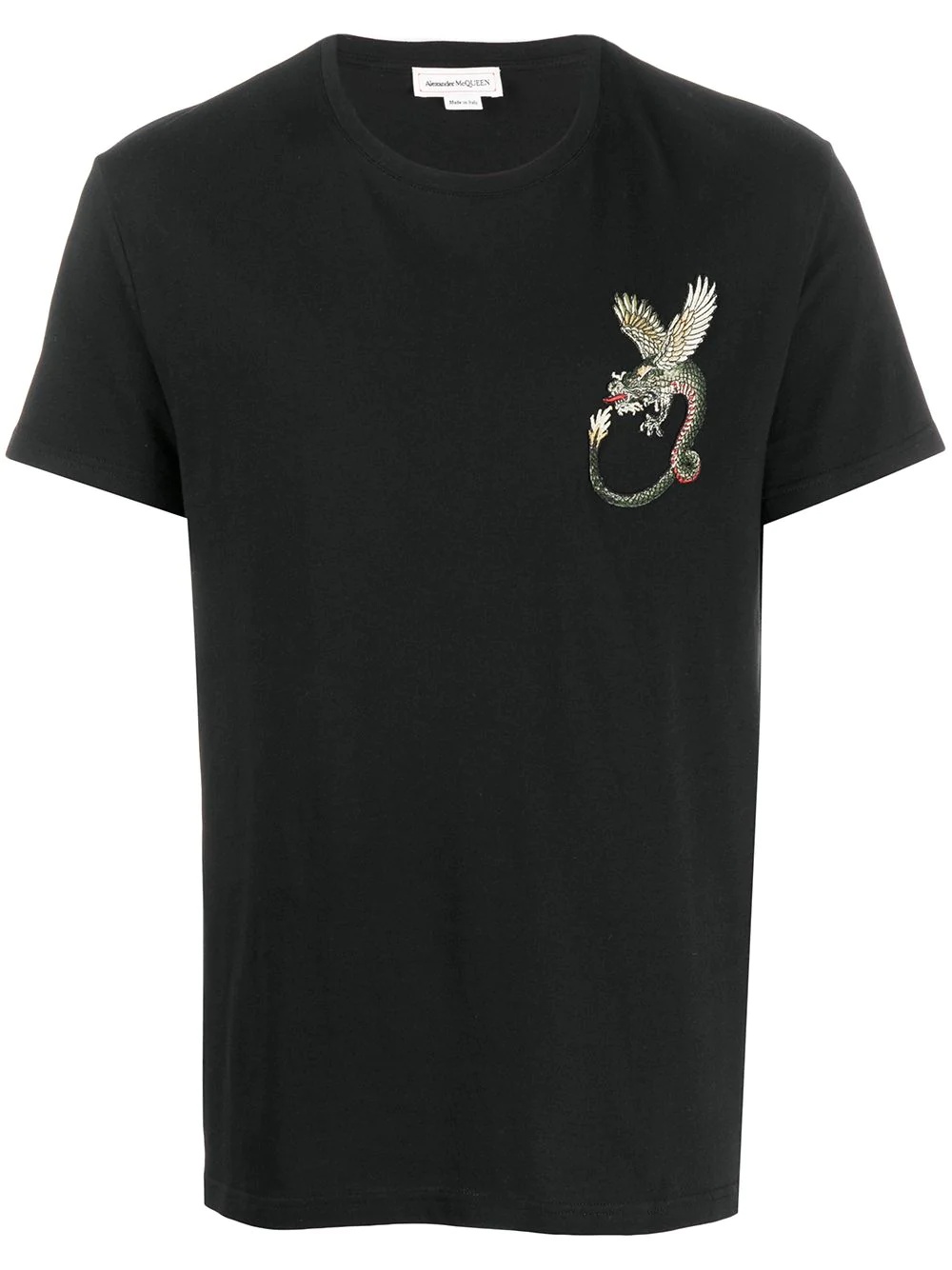 dragon patch T-shirt - 1