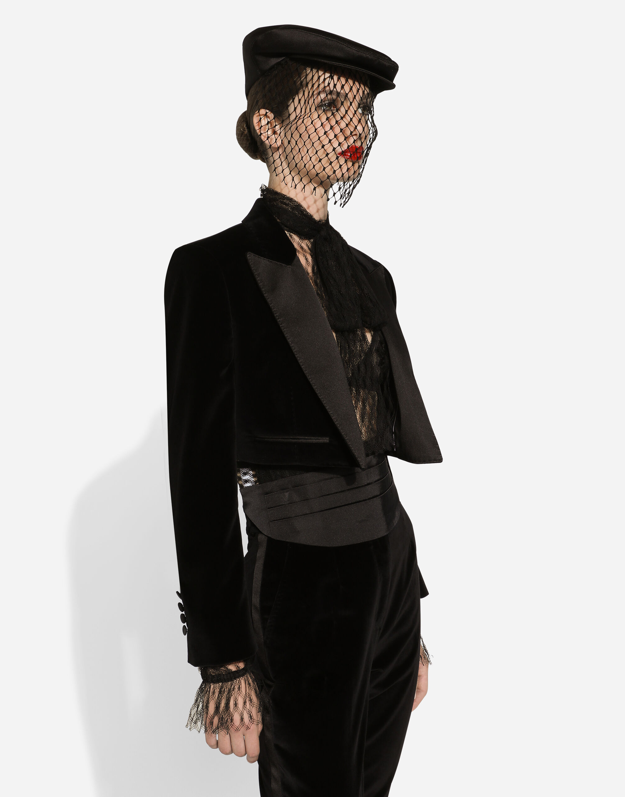 Velvet Spencer tuxedo jacket - 6