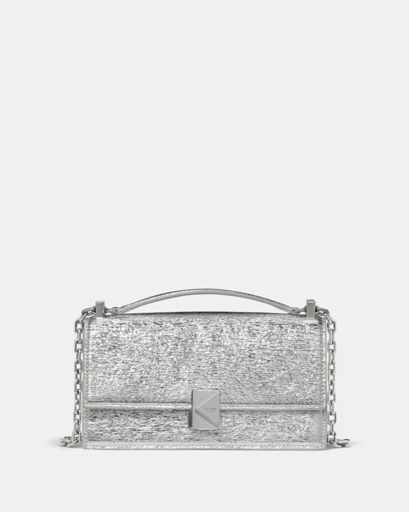 Deco Crinkle Metallic Mini Crossbody Bag 1